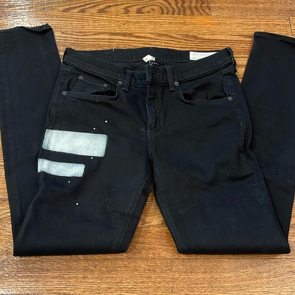 Denim - rag & bone black skinny jeans Size 29
